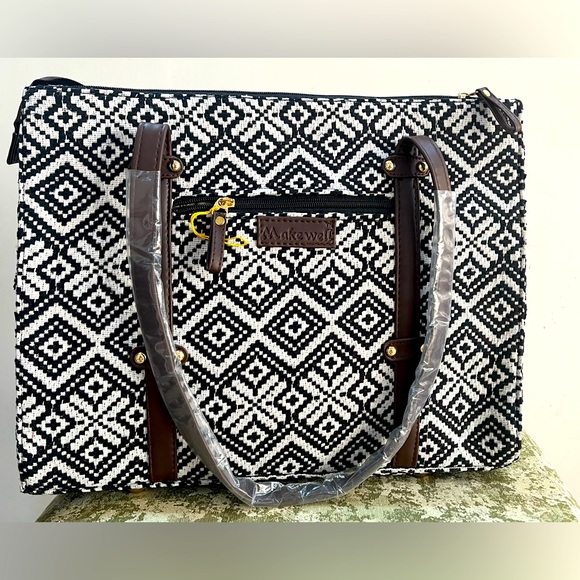 Stunning Jacquard tote bag - Picture 3 of 6